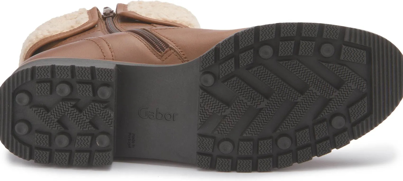 Stiefeletten|Boots|Gabor Stiefelette in Übergrößen Braun
