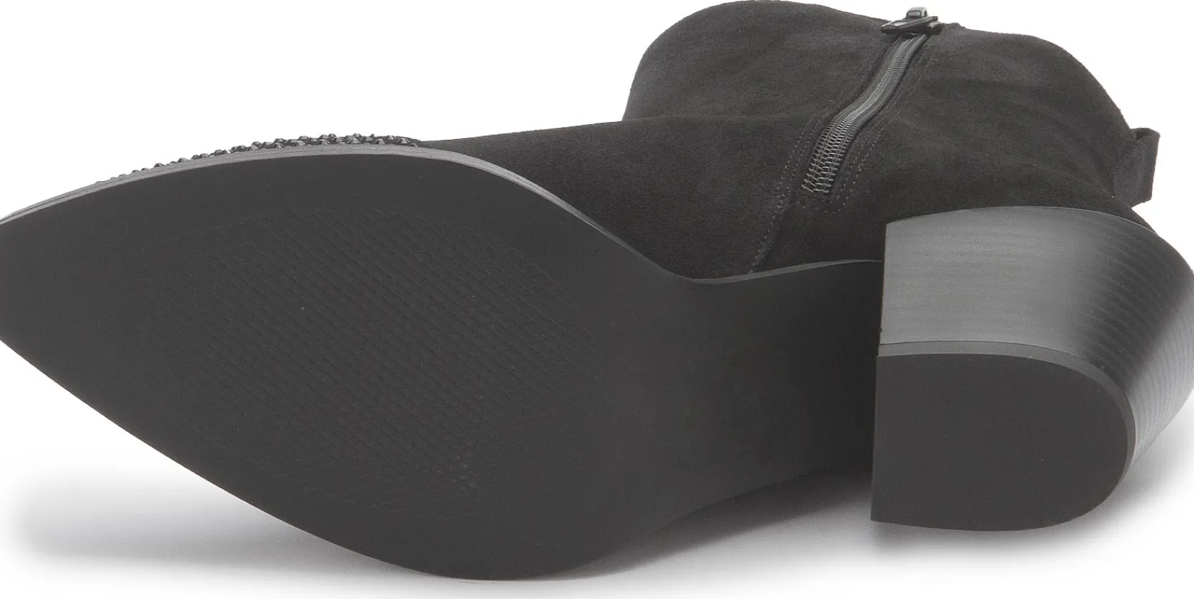 Stiefeletten|Horsch Schuhe Stiefelette in Übergrößen Schwarz