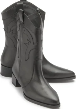 Stiefeletten|Horsch Schuhe Stiefelette in Übergrößen Schwarz