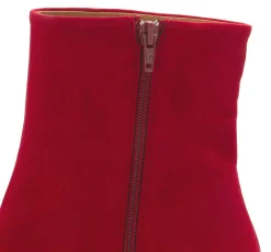 Stiefeletten|Horsch Schuhe Stiefelette in Untergrößen Rot