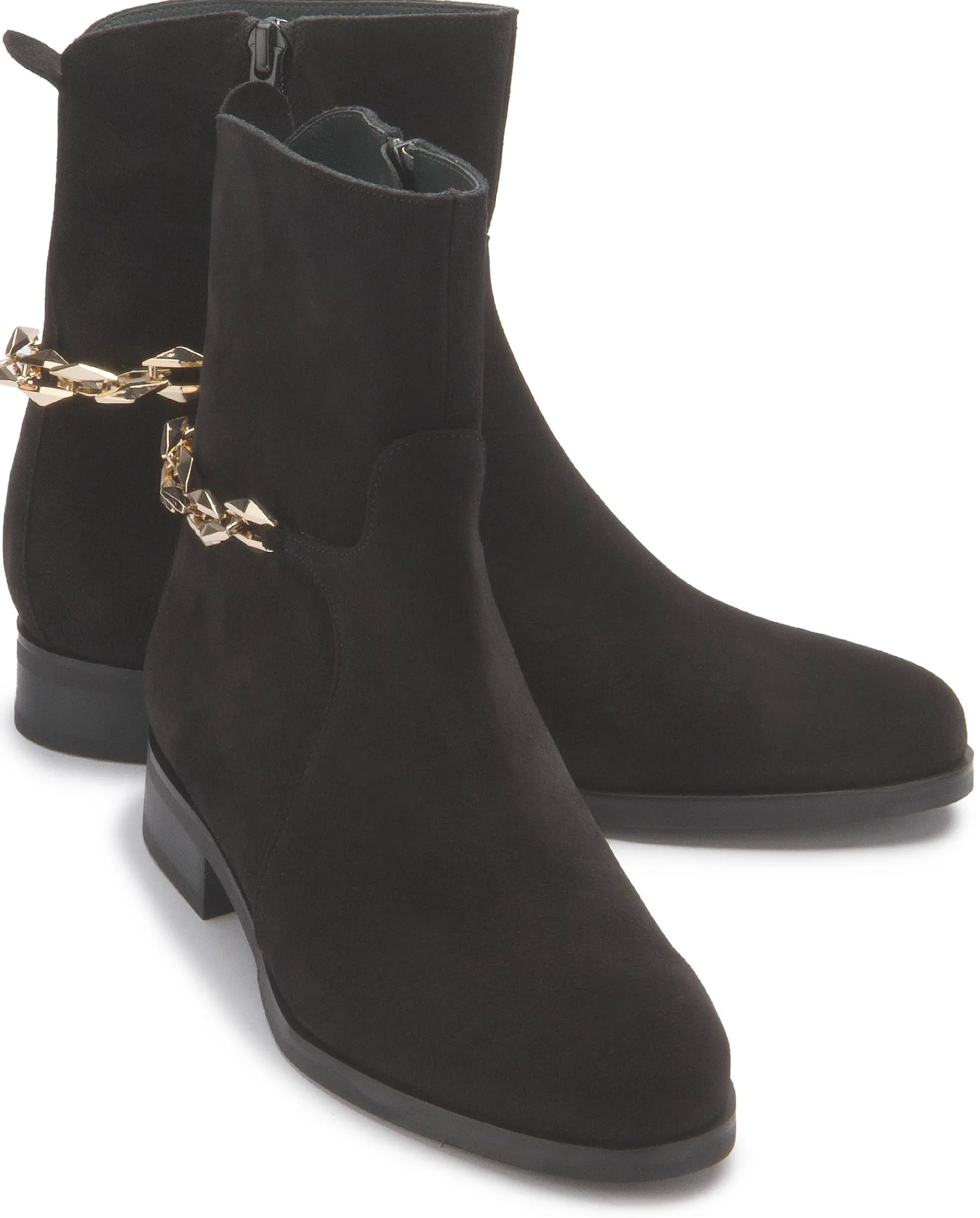 Stiefeletten|Horsch Schuhe Stiefelette in Untergrößen Schwarz