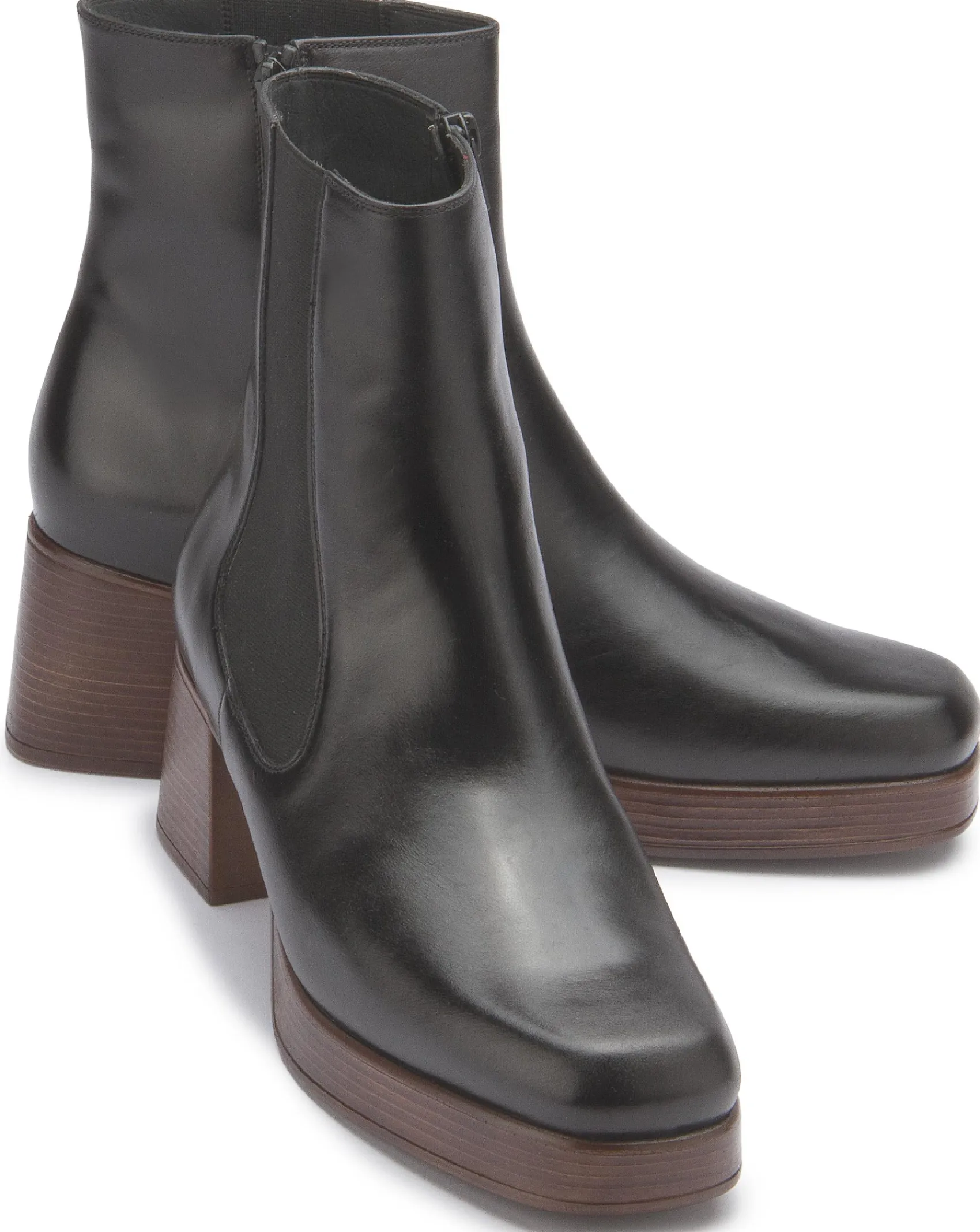 Stiefeletten|Horsch Schuhe Stiefelette in Untergrößen Schwarz
