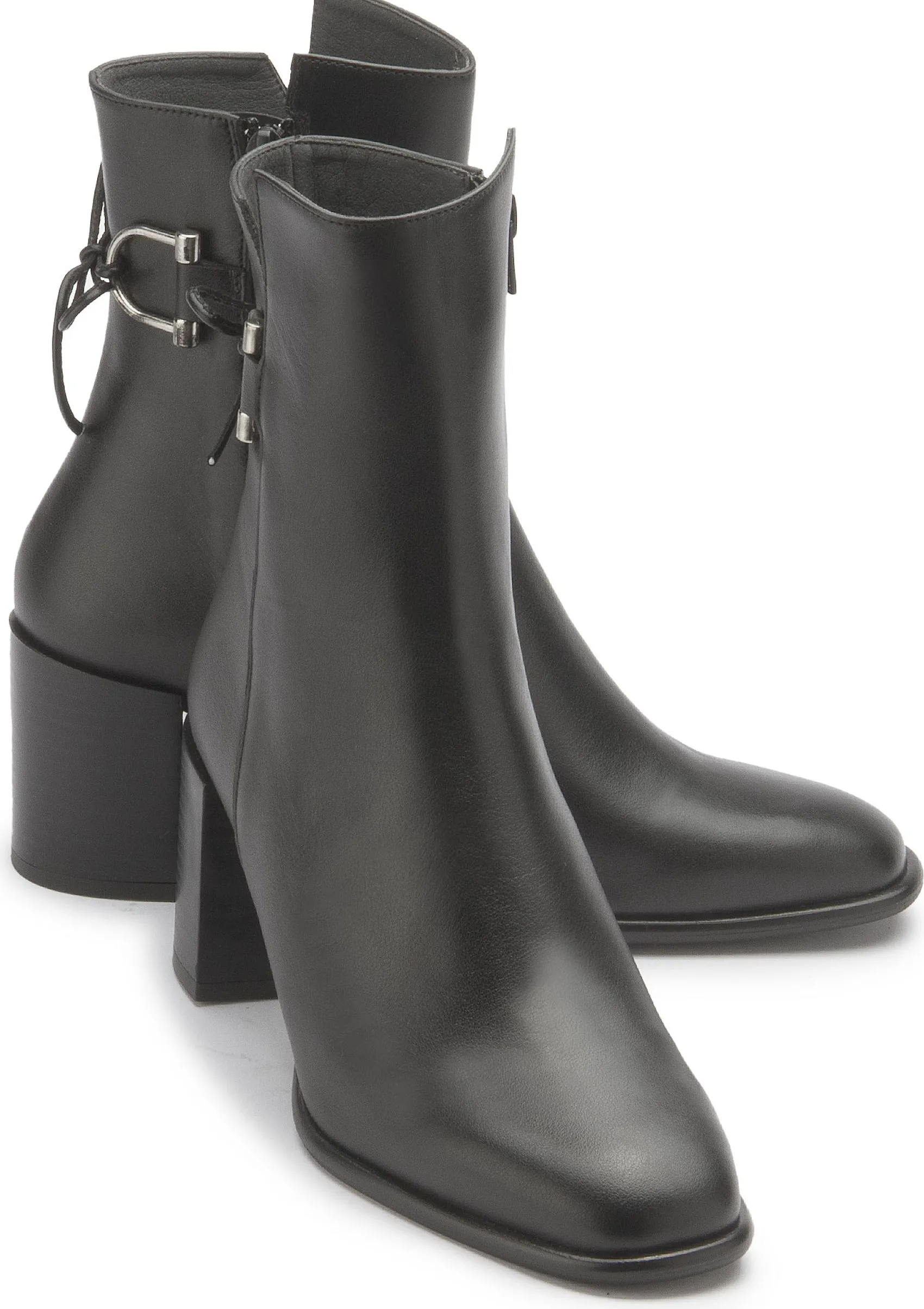 Stiefeletten|Horsch Schuhe Stiefelette in Untergrößen Schwarz