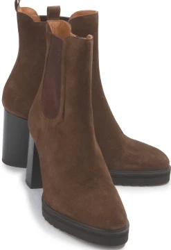 Stiefeletten|Horsch Schuhe Stiefelette in Untergrößen Braun