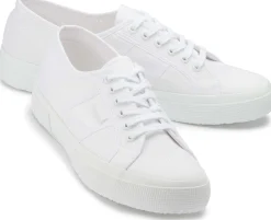 Sneaker|Schnürschuhe|superga Sneaker in Übergrößen Weiß