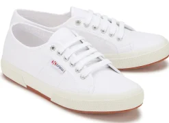Sneaker|Schnürschuhe|superga Sneaker in Übergrößen Weiß