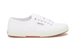 Sneaker|Schnürschuhe|superga Sneaker in Übergrößen Weiß