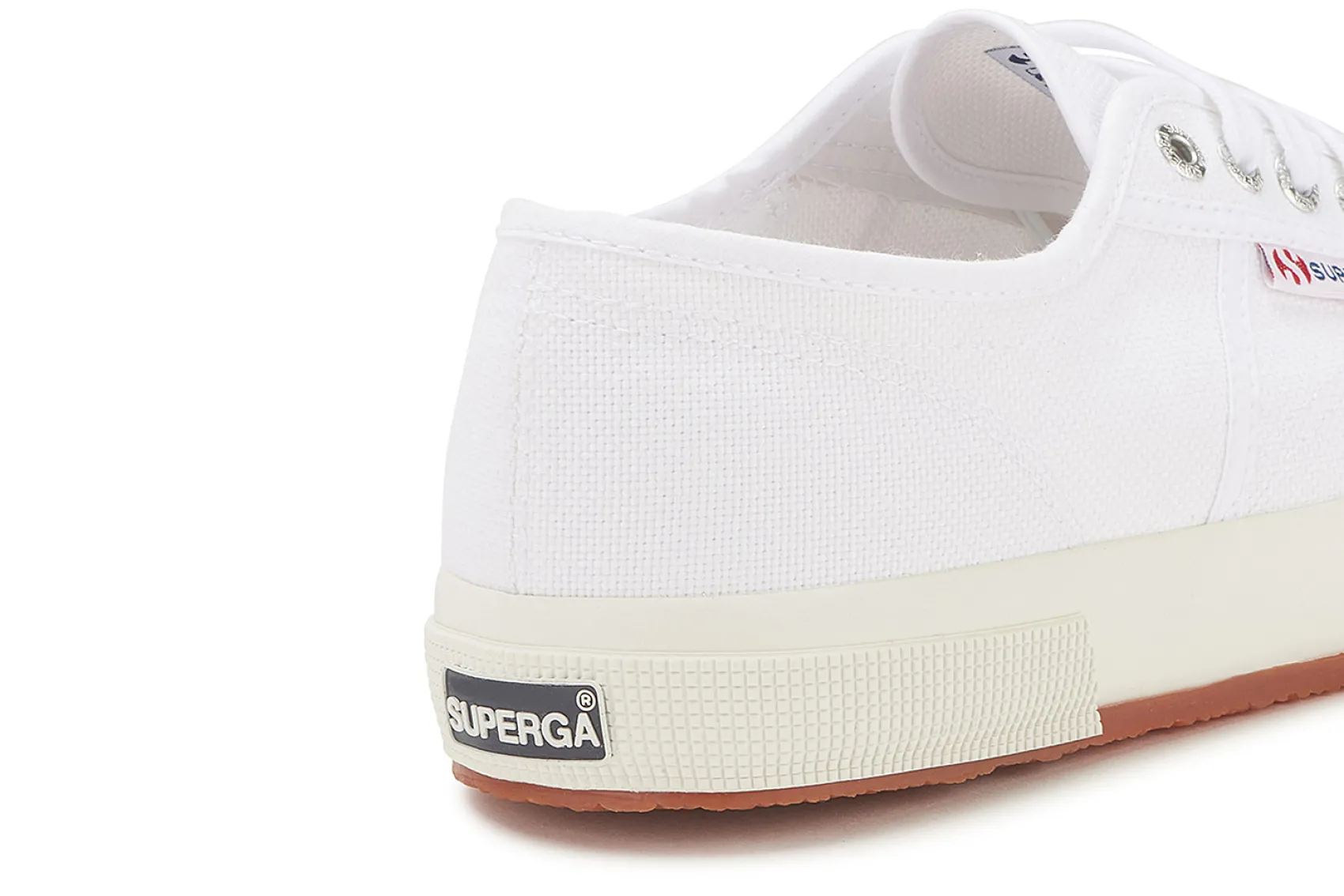 Sneaker|Schnürschuhe|superga Sneaker in Übergrößen Weiß