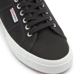 Sneaker|Schnürschuhe|superga Sneaker in Übergrößen Schwarz