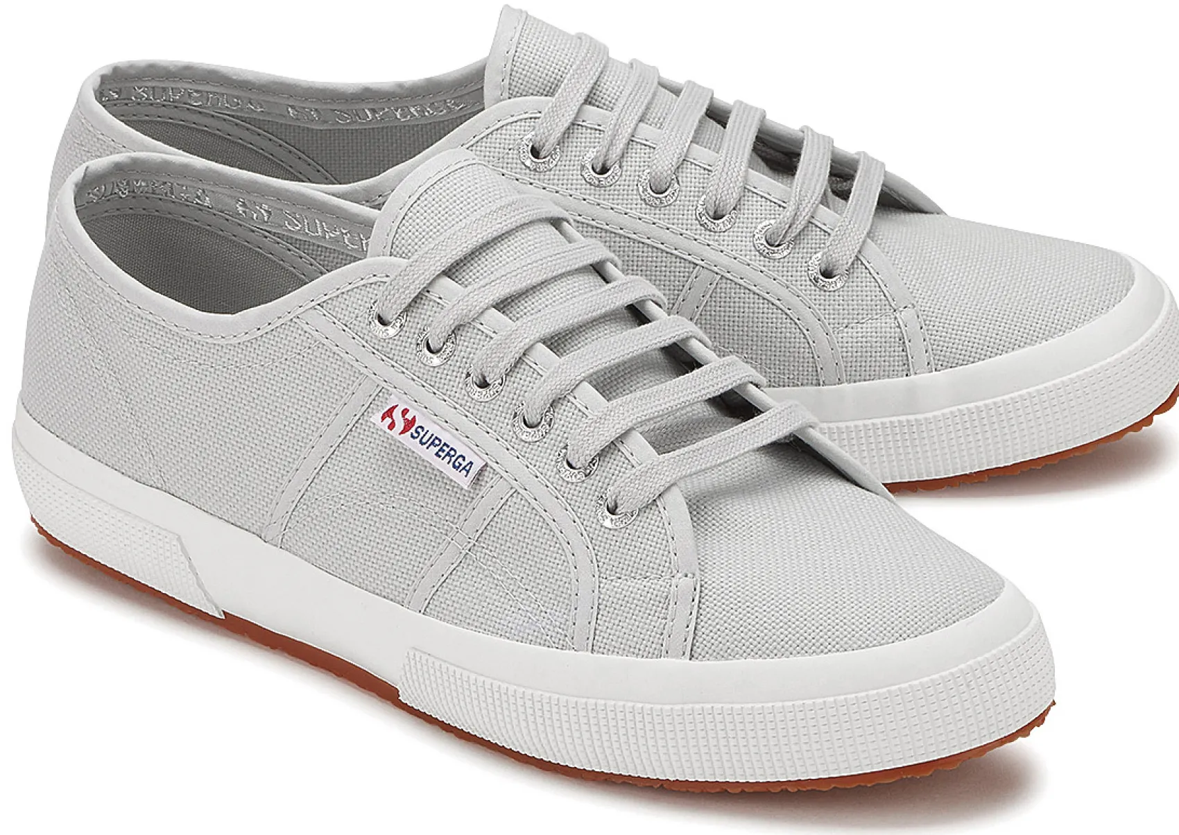 Sneaker|Schnürschuhe|superga Sneaker in Übergrößen Grau