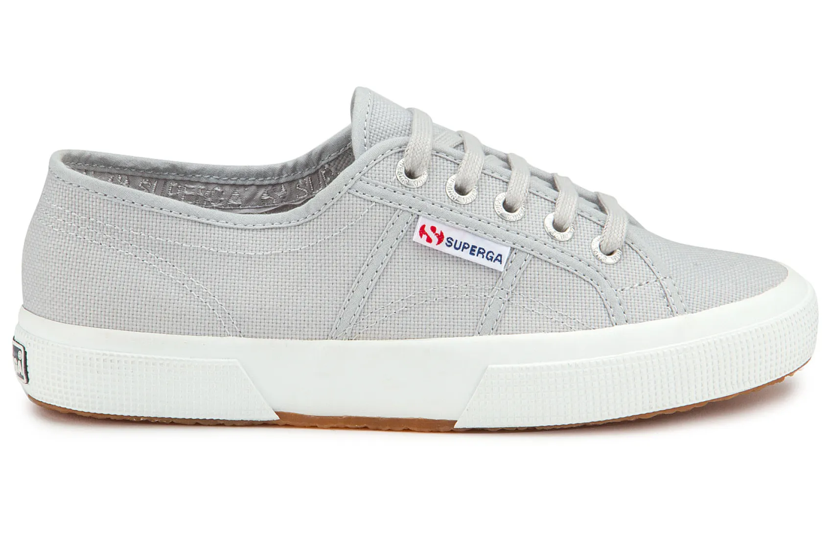Sneaker|Schnürschuhe|superga Sneaker in Übergrößen Grau