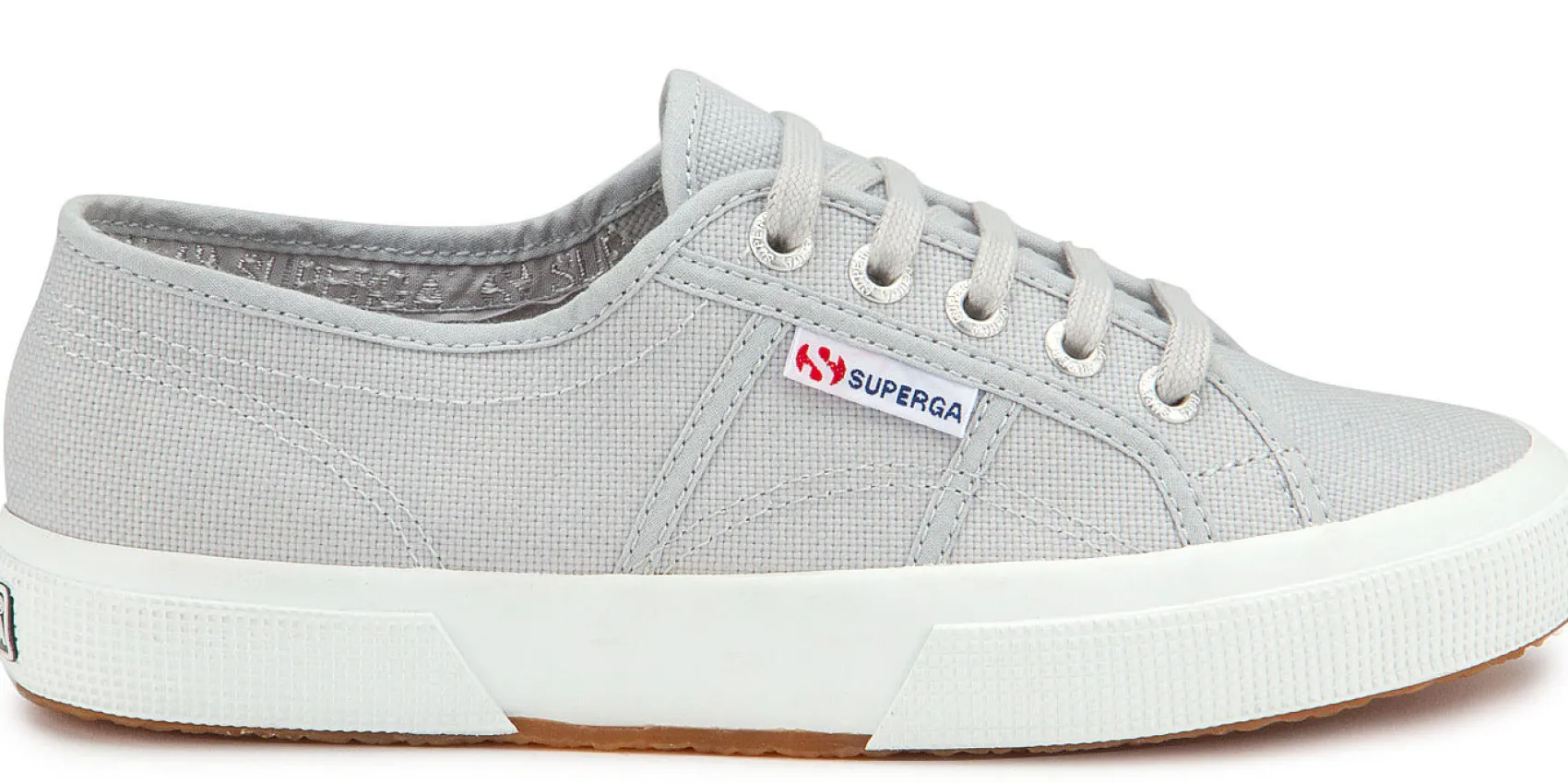 Sneaker|Schnürschuhe|superga Sneaker in Übergrößen Grau