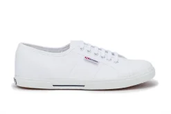 Sneaker|Schnürschuhe|superga Sneaker in Übergrößen Weiß