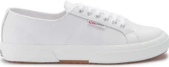 Sneaker|Schnürschuhe|superga Sneaker in Übergrößen Weiß