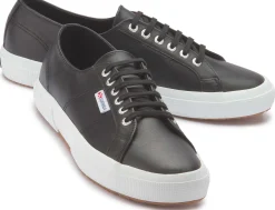Sneaker|Schnürschuhe|superga Sneaker in Übergrößen Schwarz