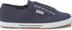 Sneaker|Schnürschuhe|superga Sneaker in Übergrößen Blau