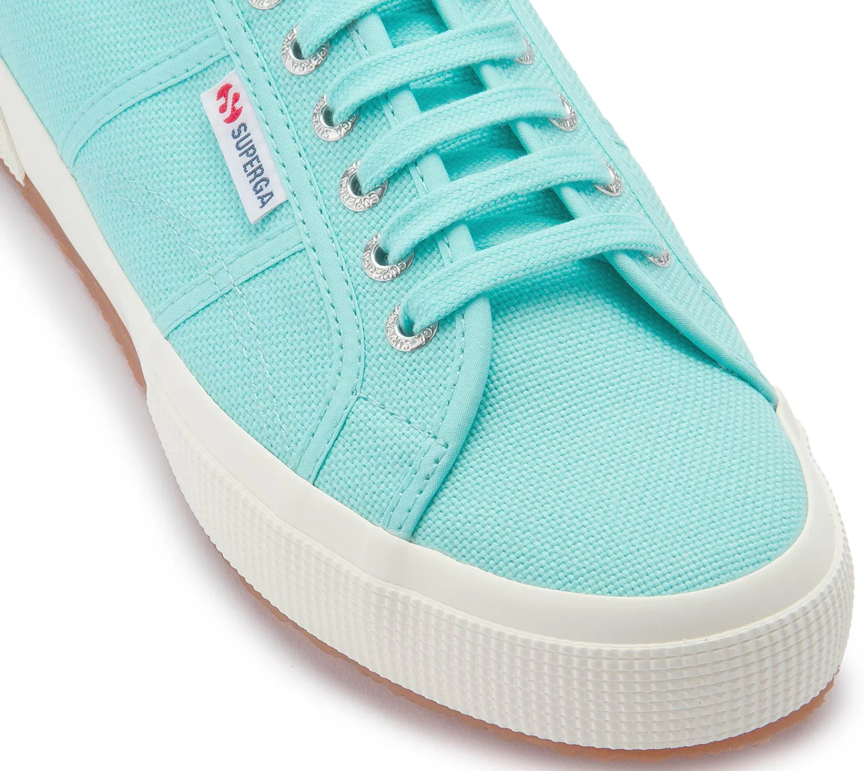 Sneaker|Schnürschuhe|superga Sneaker in Übergrößen Türkis