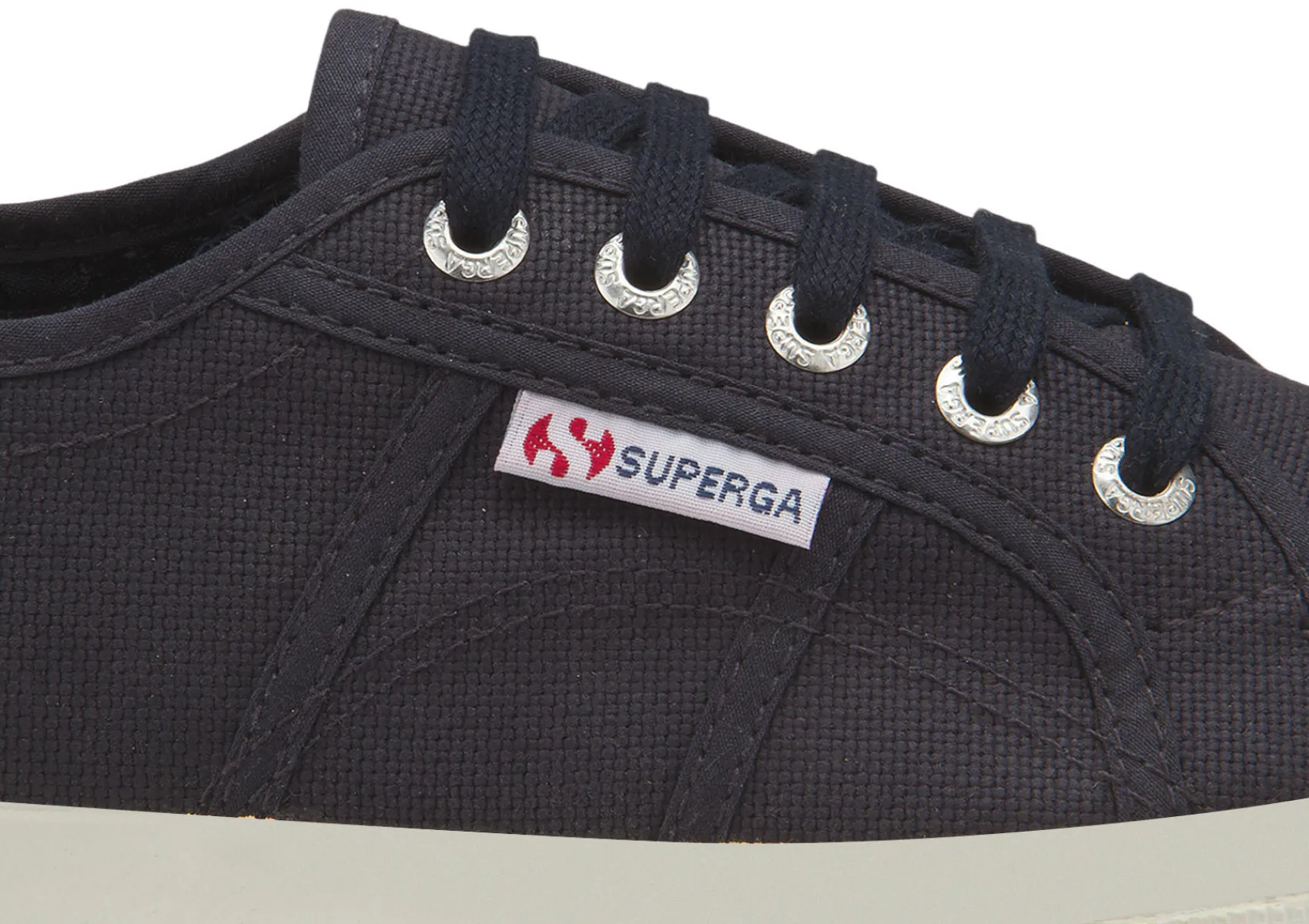 Sneaker|Schnürschuhe|superga Sneaker in Übergrößen Blau