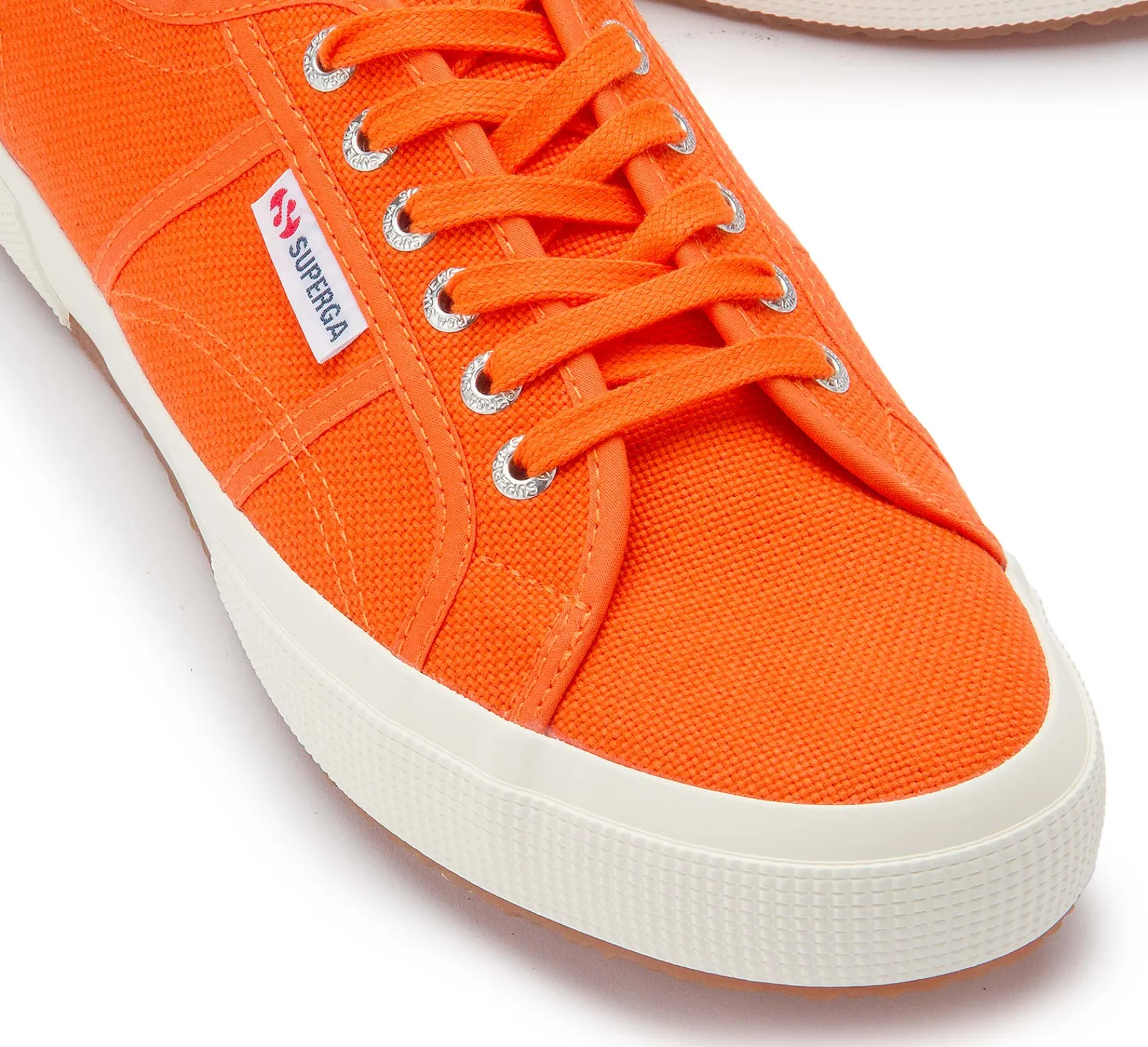 Sneaker|Schnürschuhe|superga Sneaker in Übergrößen Orange