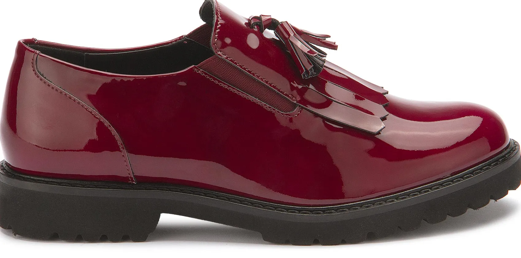 Slipper|Horsch Schuhe Tassel Loafer in Untergrößen Rot