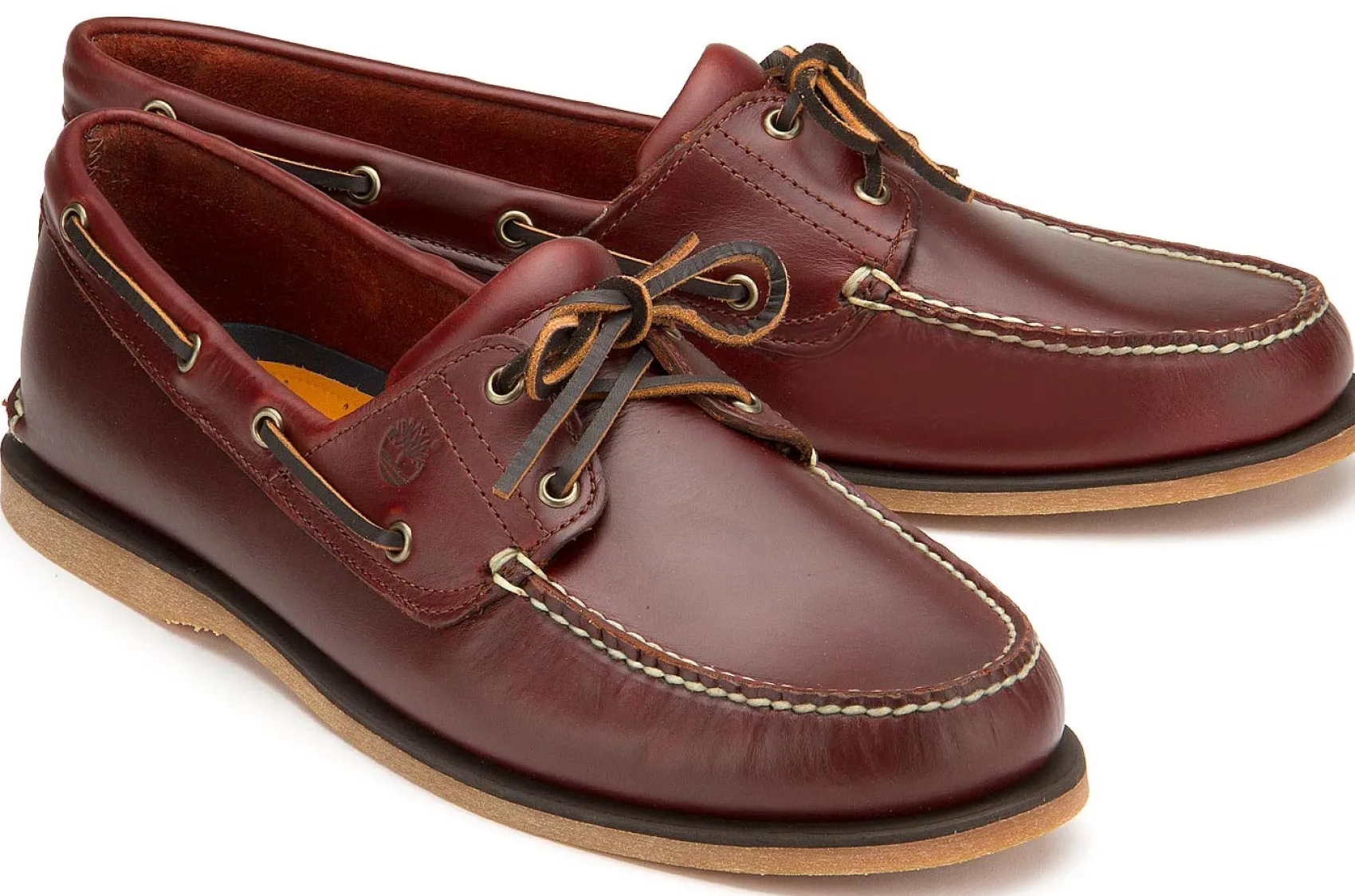 Schnürschuhe|Bootsschuhe|timberland Bootsschuh in Übergrößen Braun