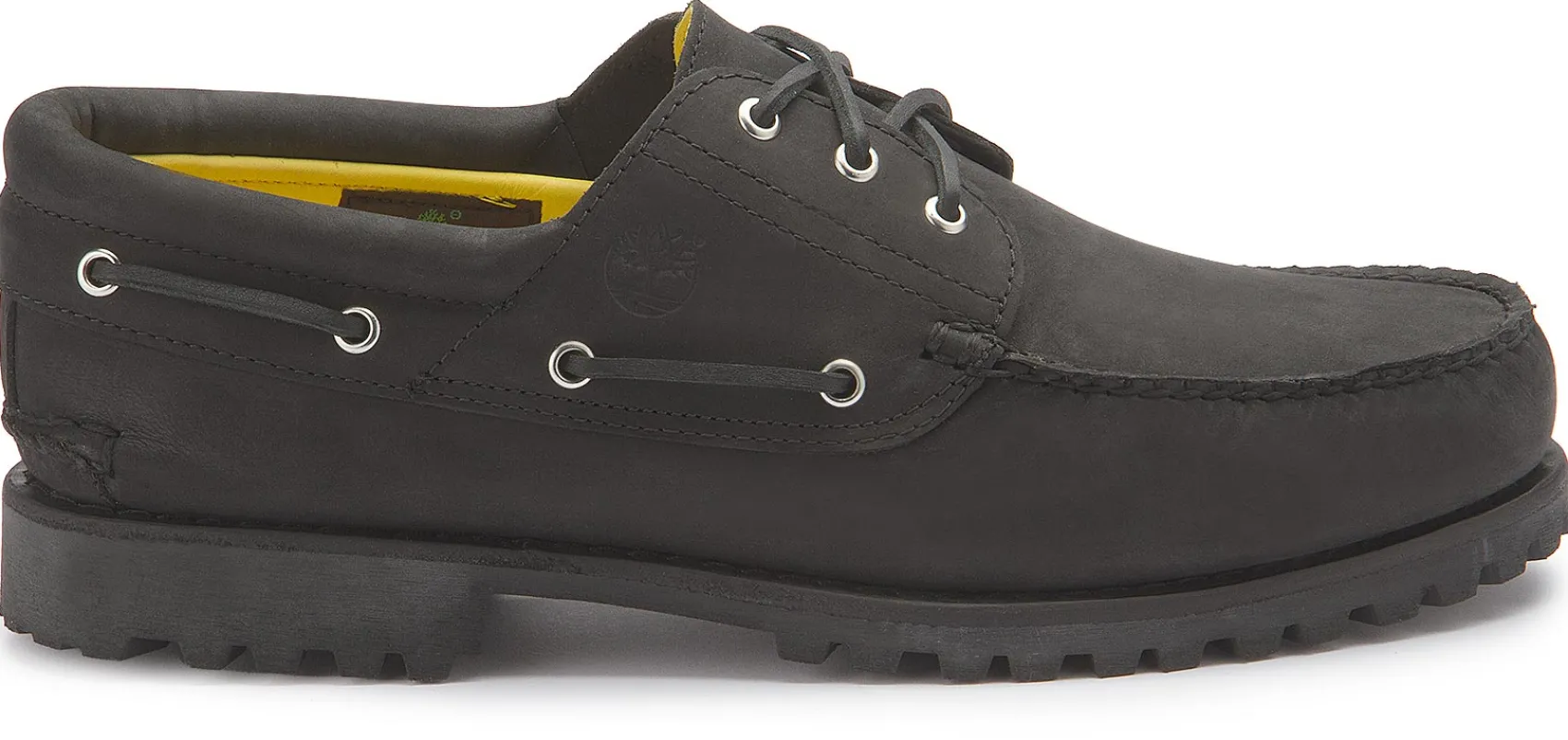 Schnürschuhe|Bootsschuhe|timberland Bootsschuh in Übergrößen Schwarz