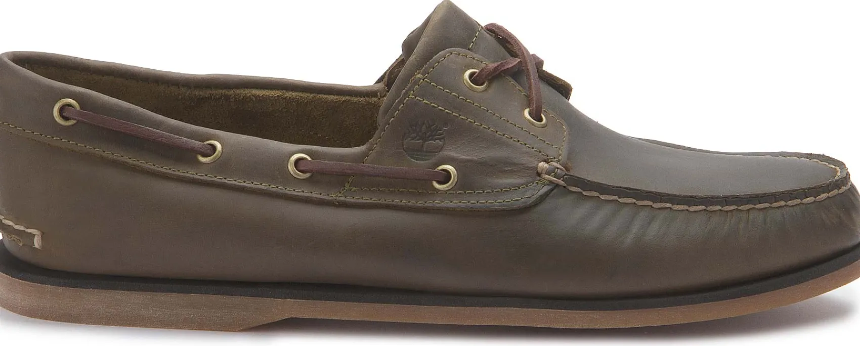 Schnürschuhe|Bootsschuhe|timberland Bootsschuh in Übergrößen Grün