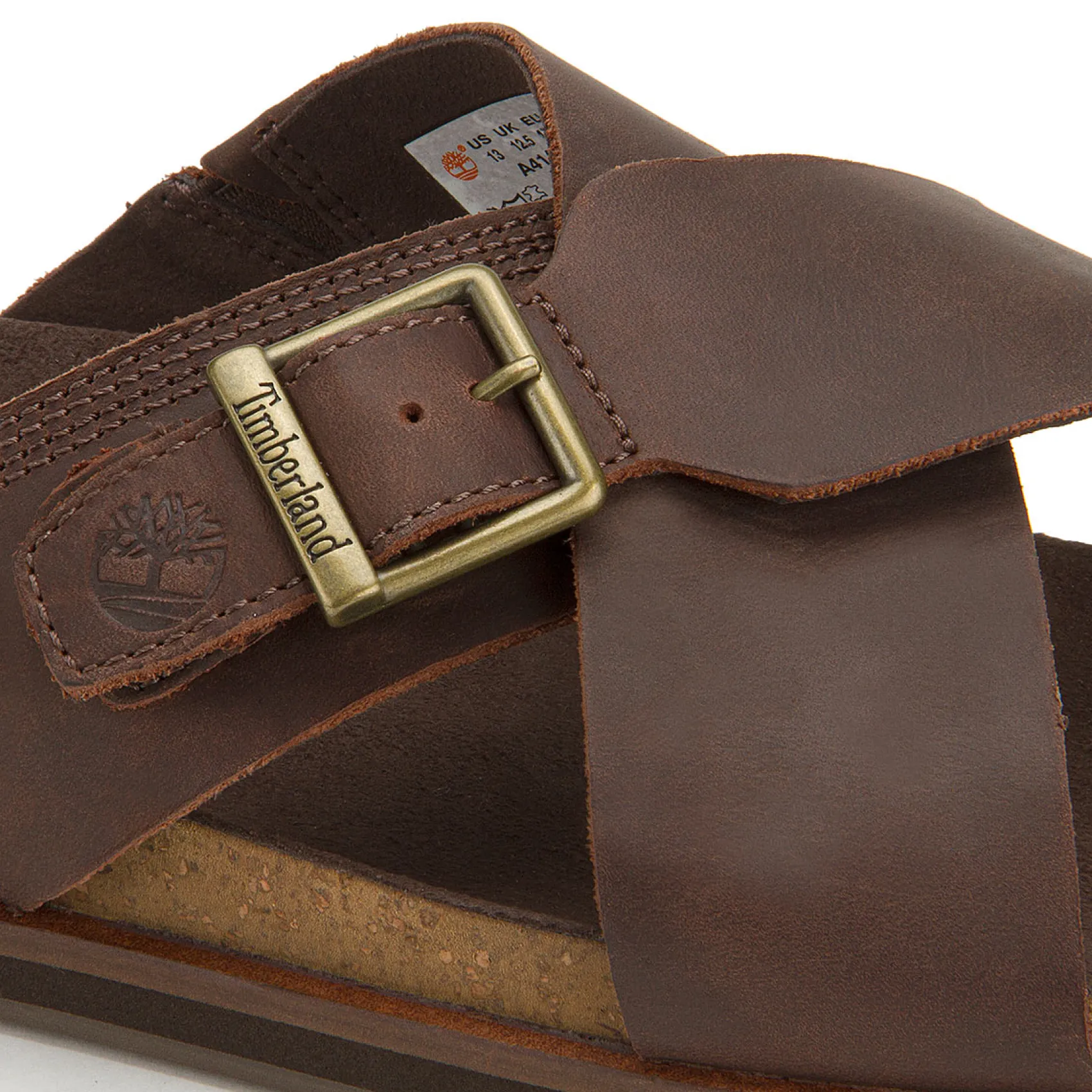 Sandalen|timberland Slide in Übergrößen Braun