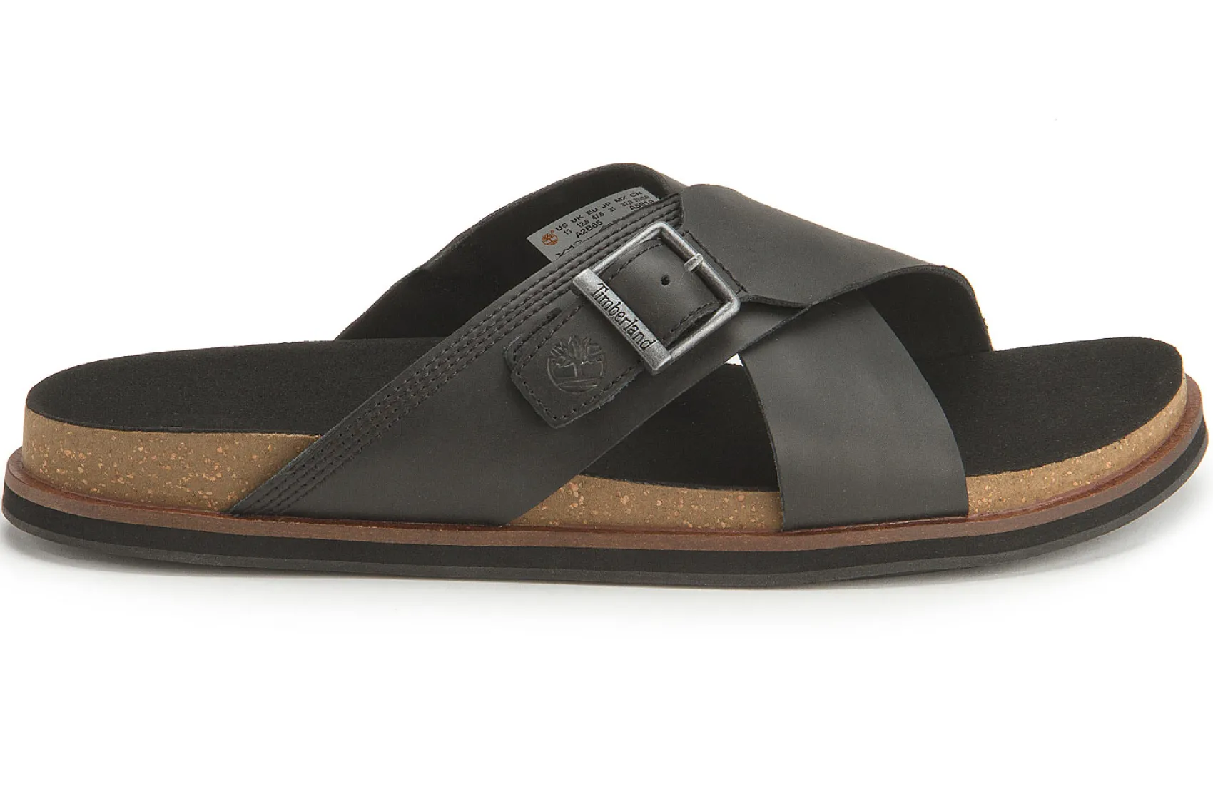 Sandalen|timberland Slide in Übergrößen Schwarz