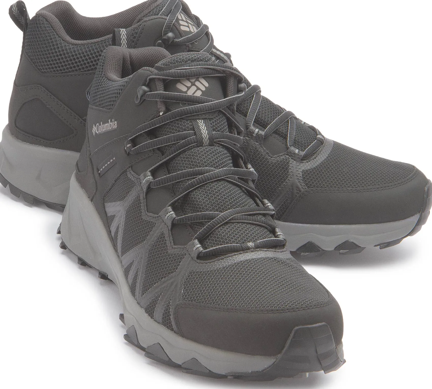 Schnürschuhe|Outdoor|Columbia Trekking Boot in Übergrößen Schwarz