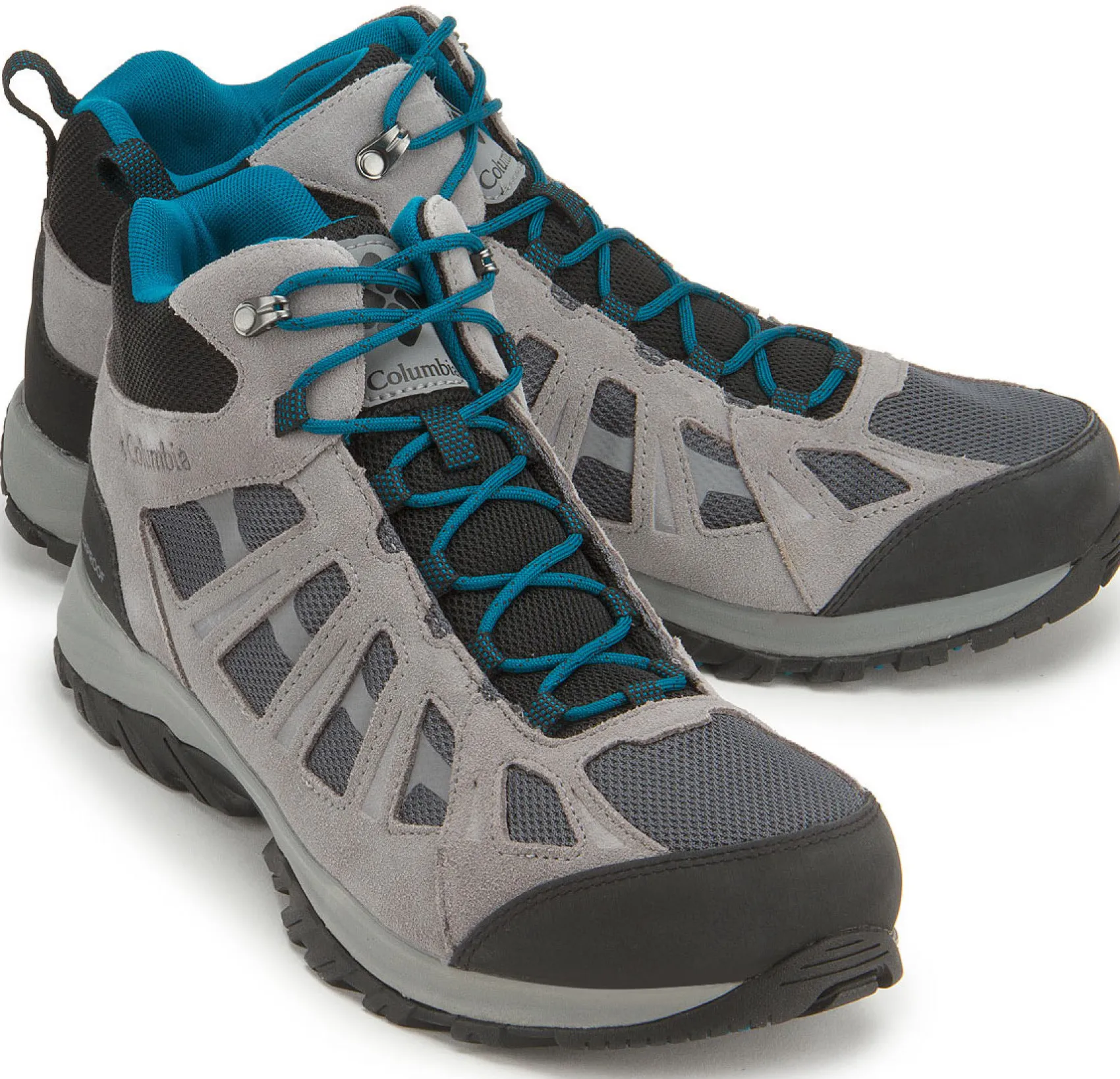Stiefeletten|Schnürschuhe|Columbia Trekking Boot in Übergrößen Grau