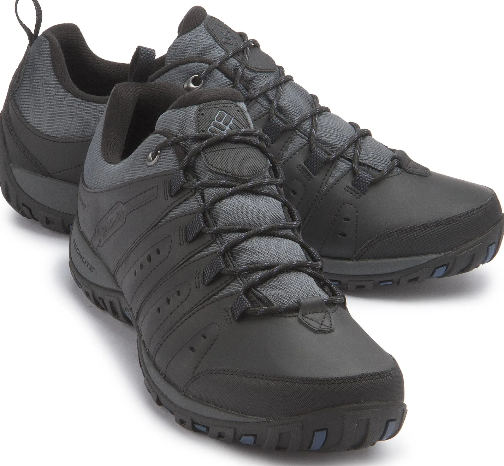 Schnürschuhe|Outdoor|Columbia Trekking Schuh in Übergrößen Schwarz