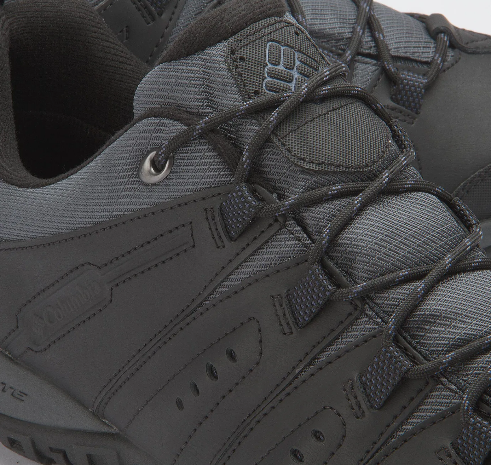 Schnürschuhe|Outdoor|Columbia Trekking Schuh in Übergrößen Schwarz