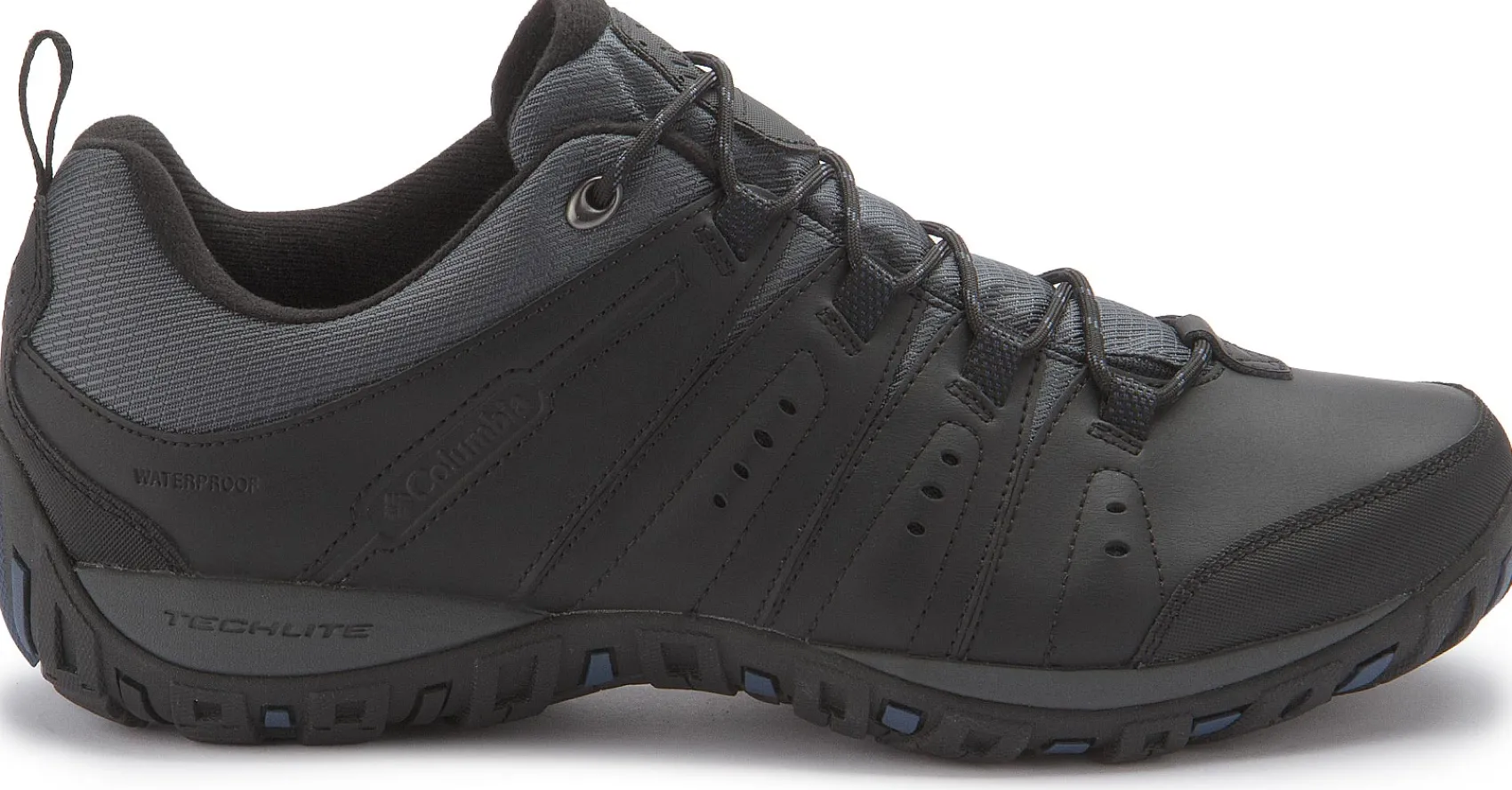Schnürschuhe|Outdoor|Columbia Trekking Schuh in Übergrößen Schwarz