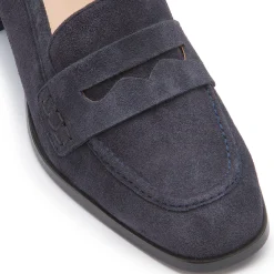Trotteur|Pumps|Horsch Schuhe Trotteur in Übergrößen Blau