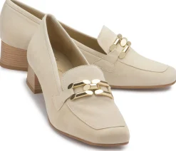 Trotteur|Pumps|Horsch Schuhe Trotteur in Übergrößen Beige