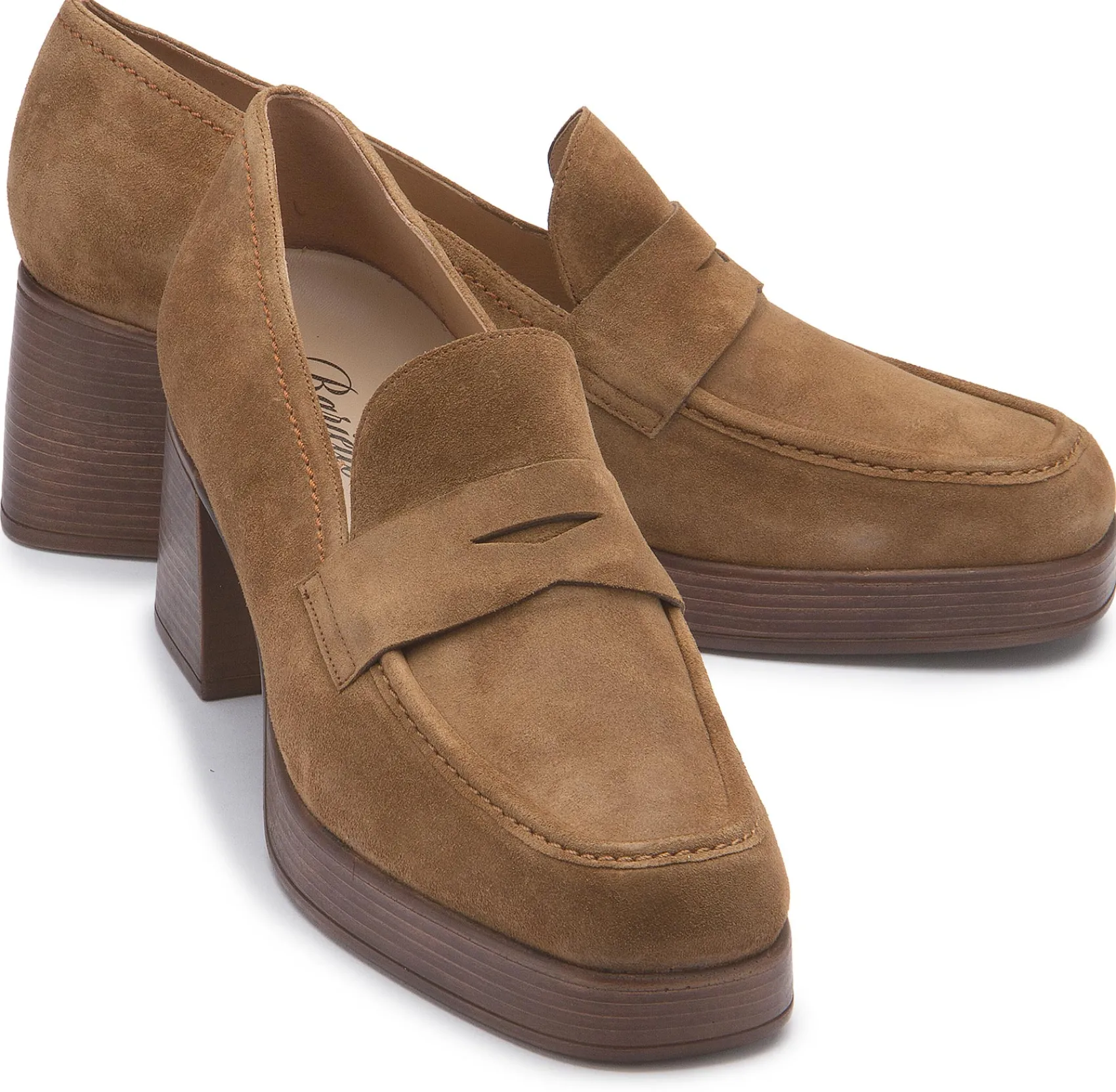 Trotteur|Pumps|Horsch Schuhe Trotteur in Übergrößen Braun