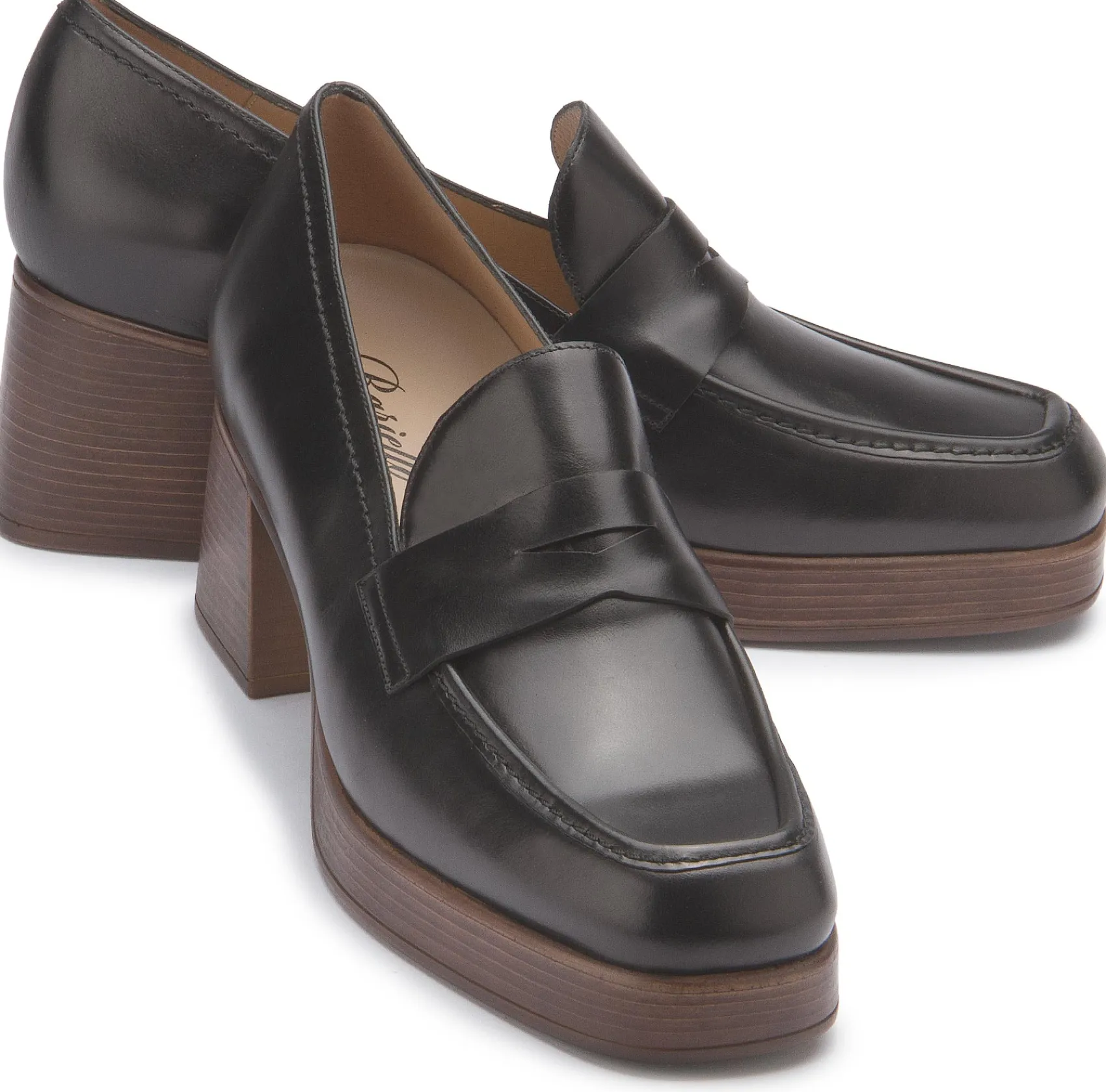 Trotteur|Pumps|Horsch Schuhe Trotteur in Übergrößen Schwarz