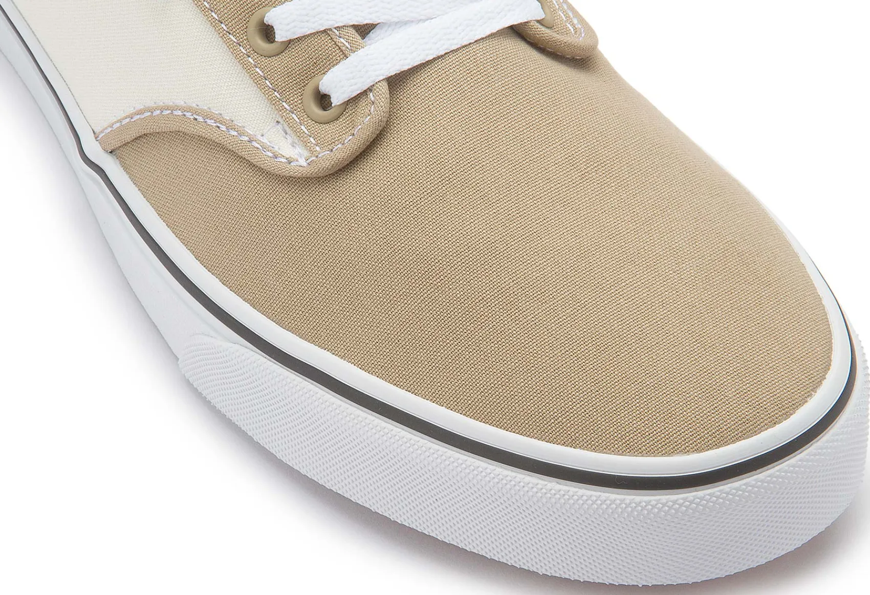 Sneaker|Leinenschuhe|vans Sneaker in Übergrößen Beige