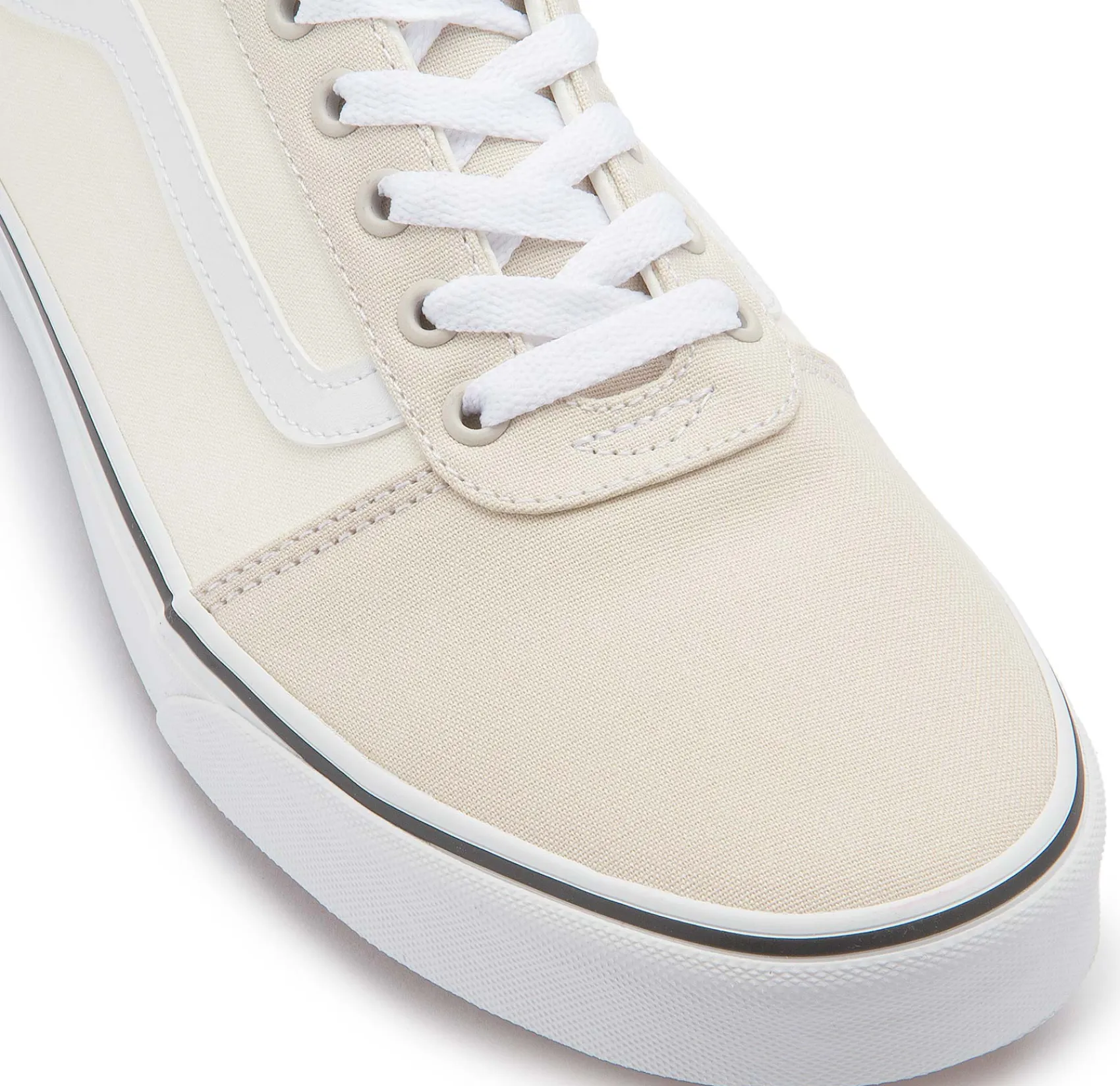 Sneaker|Leinenschuhe|vans Sneaker in Übergrößen Beige