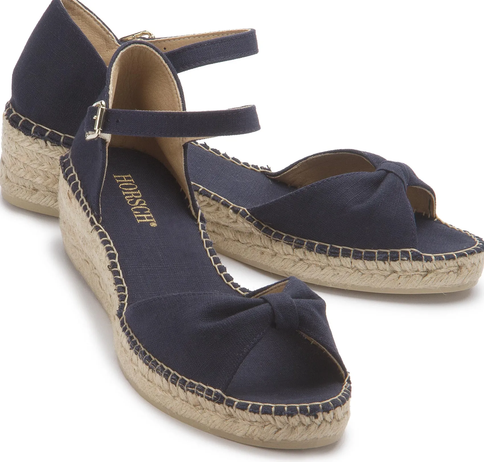 Espadrilles|Sandalen|Horsch Schuhe Wedges in Übergrößen