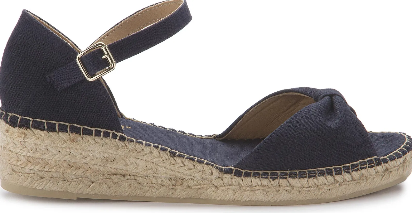 Espadrilles|Sandalen|Horsch Schuhe Wedges in Untergrößen Blau