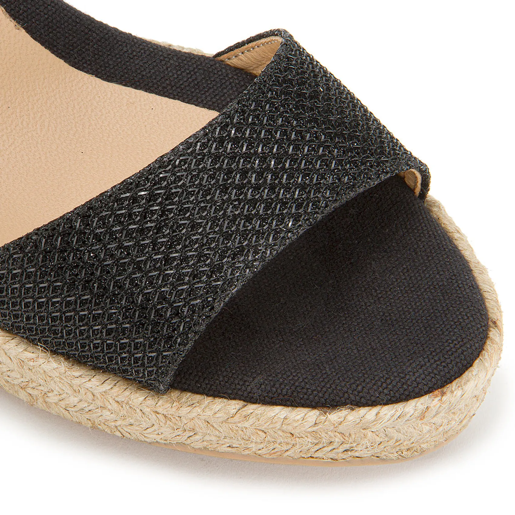 Espadrilles|Sandalen|Horsch Schuhe Wedges in Untergrößen Schwarz