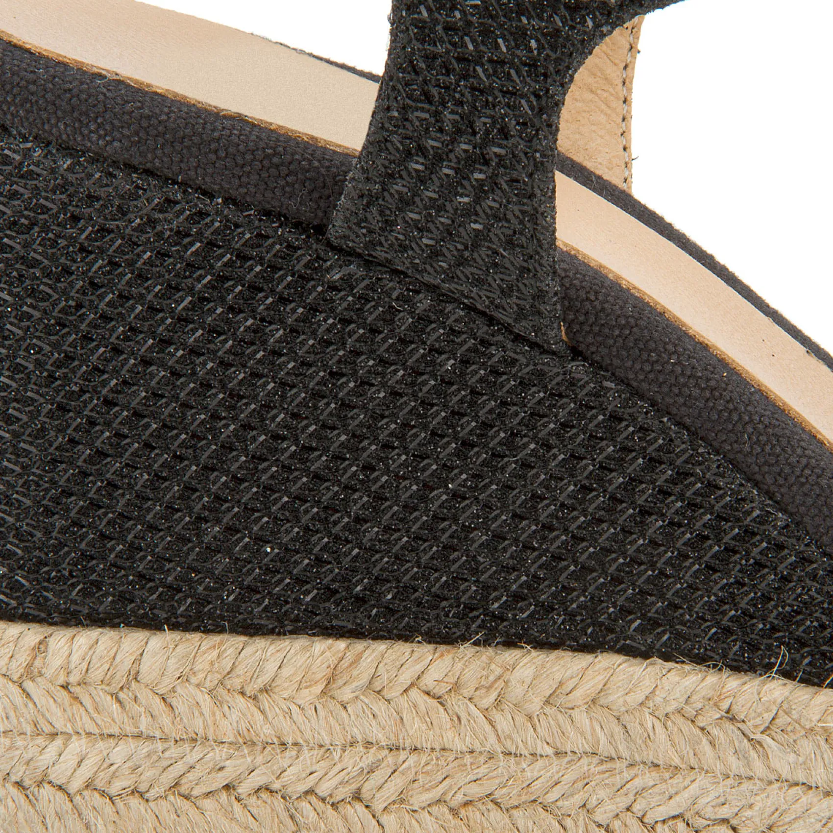 Espadrilles|Sandalen|Horsch Schuhe Wedges in Untergrößen Schwarz