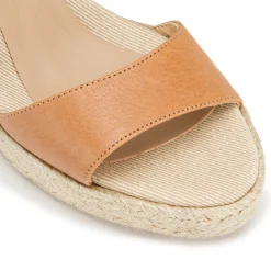 Espadrilles|Sandalen|Horsch Schuhe Wedges in Untergrößen Braun