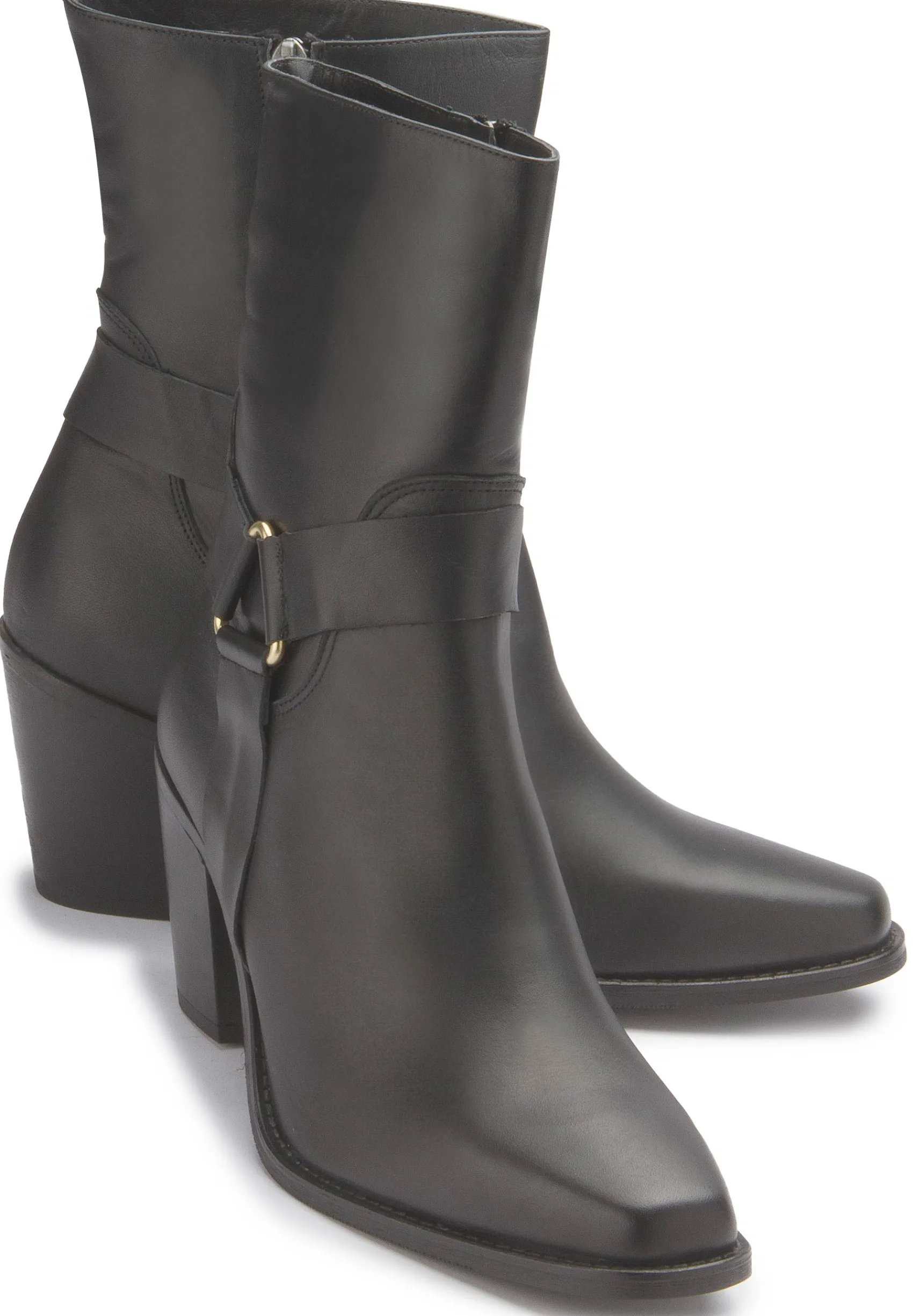Stiefeletten|Horsch Schuhe Western Boot in Übergrößen Schwarz