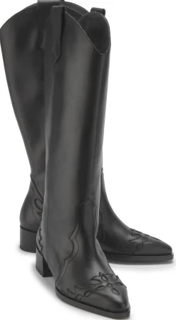 Stiefel|Horsch Schuhe Western-Stiefel in Untergrößen Schwarz