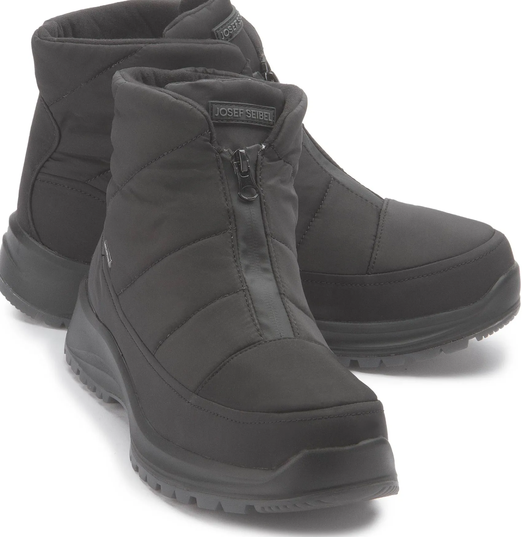 Stiefeletten|Boots|Josef Seibel DA Winterboot in Übergrößen Schwarz