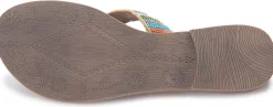 Sandalen|Zehentrenner|Horsch Schuhe Zehentrenner in Übergrößen Multicolor
