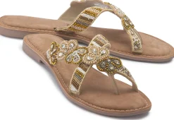 Zehentrenner|Sandalen|Horsch Schuhe Zehentrenner in Übergrößen Multicolor